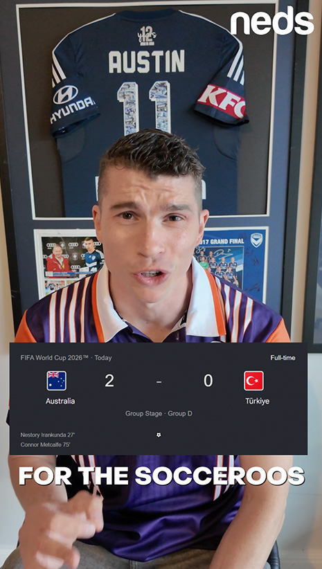 Mitch Austin Reaction | Australia v Turkey | Short